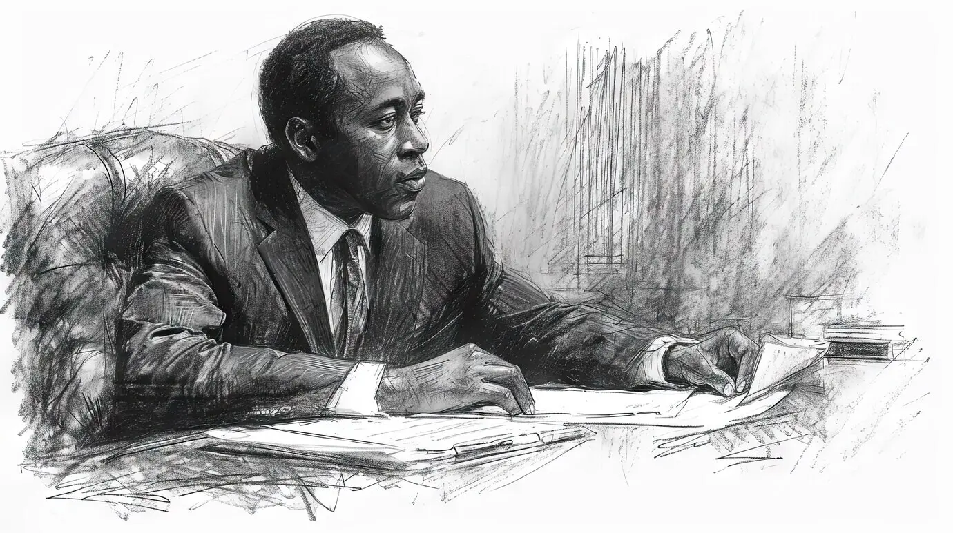 Zeichnungen über den Rechtsberuf